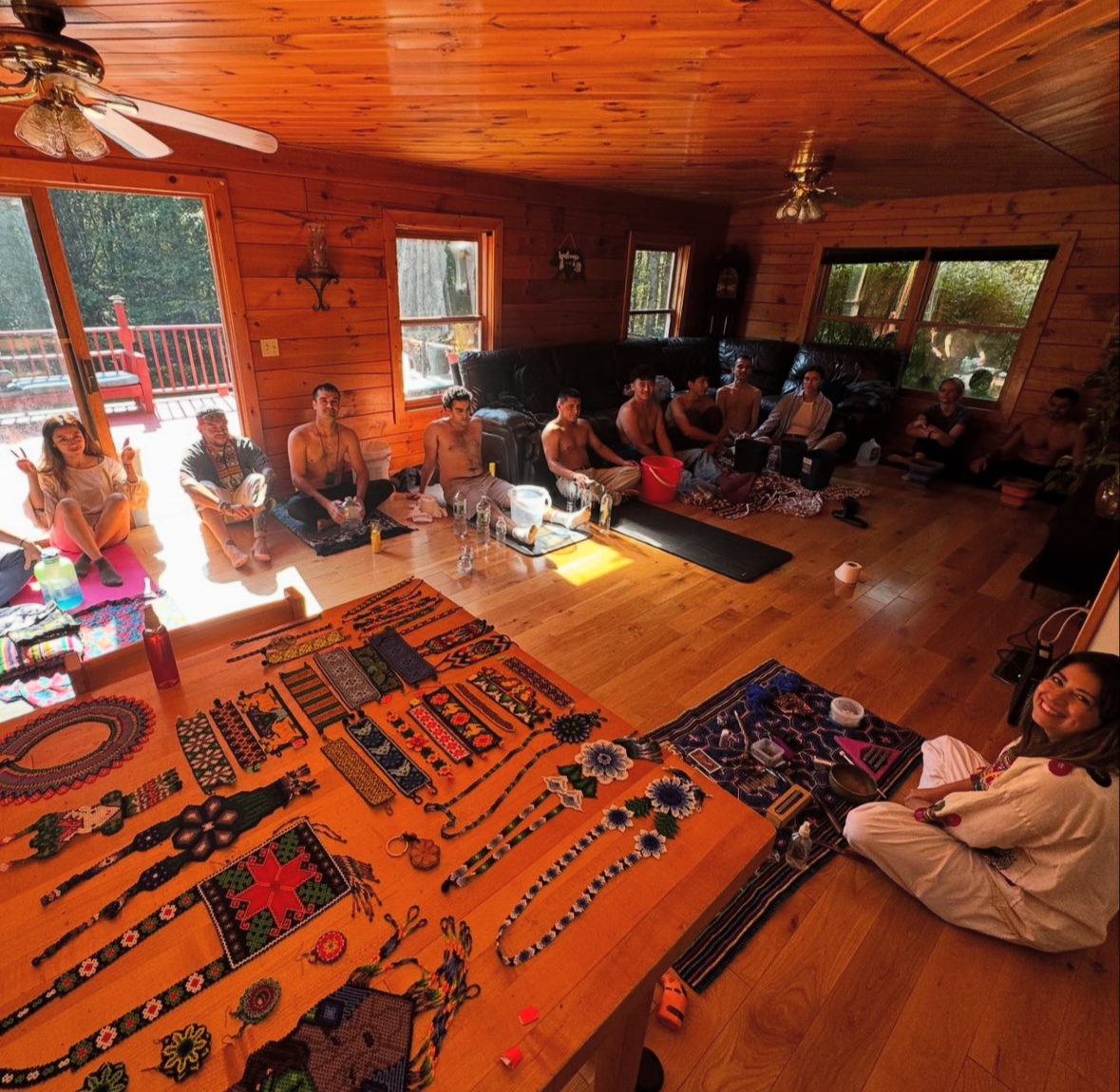 Serene outdoor nature refuge at Souls Path Sanctuary host to the best Ayahuasca retreat in Toronto Canada